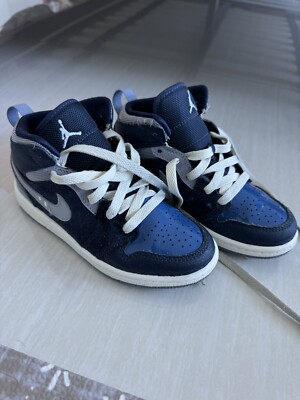 Nike Kids Jordan Mid SE Craft Obsidian Blue, Size 13 C Kids