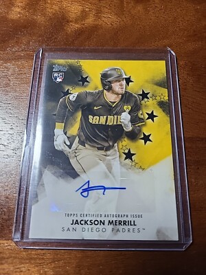 2024 Topps Update Jackson Merrill Rookie RC Auto Baseball Stars 