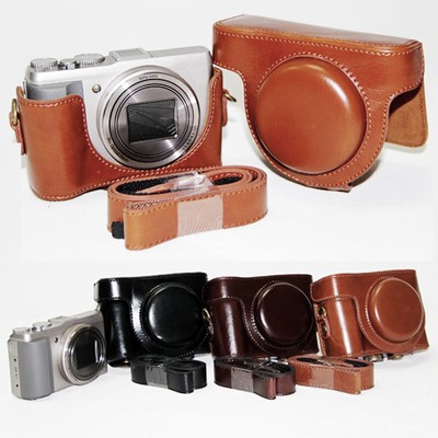 Leather camera case bag Grip Strap For Sony DSC-HX50 HX60 HX30