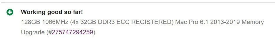 64GB 1866MHz (4x 16GB DDR3 ECC REGISTERED) Mac Pro 6.1 2013-2019 Memory Upgrade - Image 3 of 4