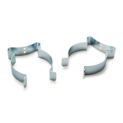 WOODRIVER Dust Connection 4'' Wall Spring Clip for Hose and Tube - 2 Piece