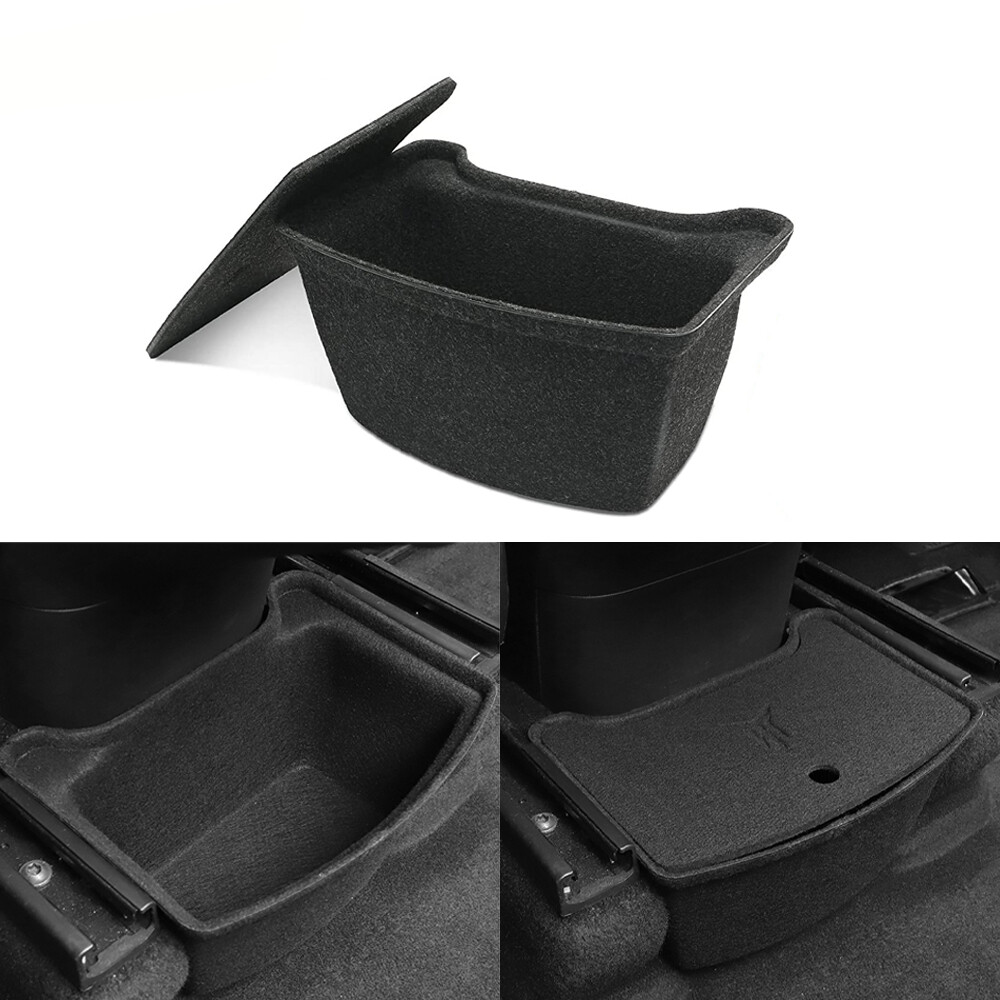 Car Backseat Container Center Console Organizer Storage Box for Tesla Model Y