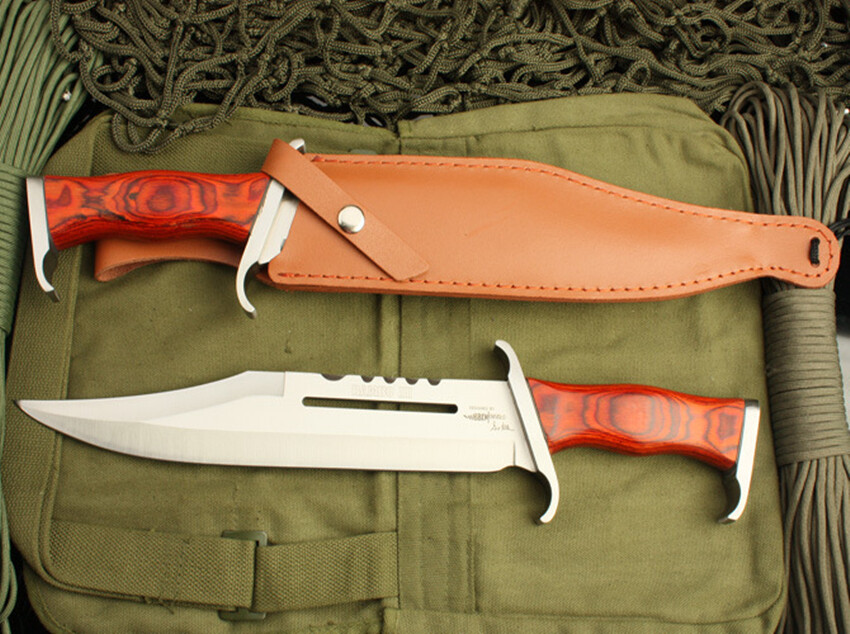 First Blood III Rambo Stallone Hunting Knife Bowie Military Combat
