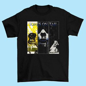 T-shirt Vintage Gothique Tones On Tail Night Music - Taille XL Noir, Années 90