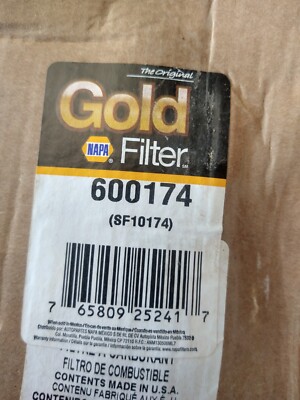 Set of 2 SF10174 600174 WF10174 Fuel Filter Napa WIX | eBay