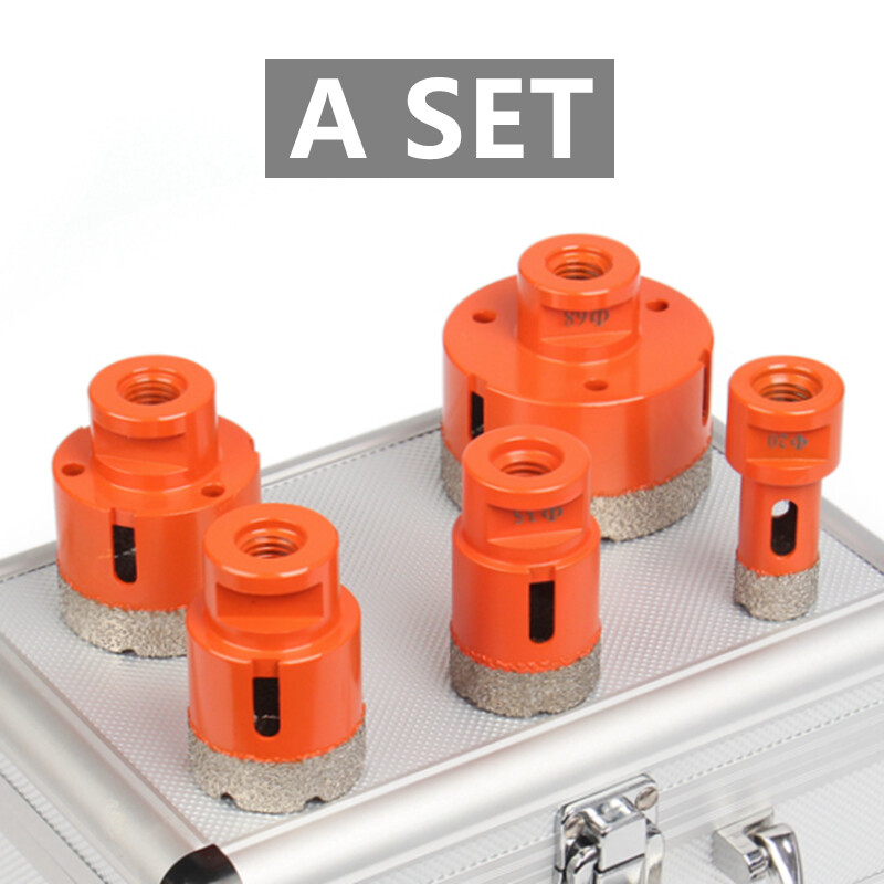 5X 2068mm M14 Dry Vacuum Brazed Diamond Drilling Core Bit Ceramic Tile