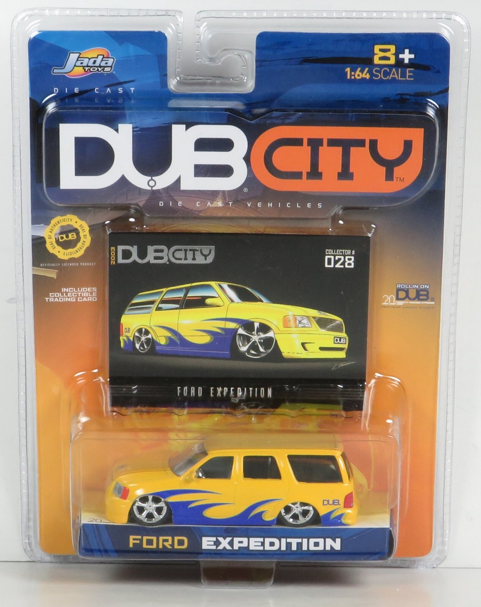 Jada Dub City 2003 Ford 03 Expedition #028 Yellow & Blue 1