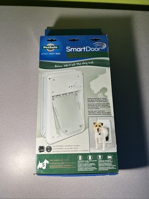 NEW PETSAFE ELECTRONIC SMART PET DOOR DOG CAT (SIZE: SMALL DOG) 4 LB -15 LB