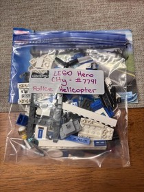 🚁 Lego City 7741 POLICE HELICOPTER 99% COMPLETE w/Manual - see details & store!