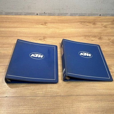 KTM Original OEM SERVICE REPAIR MANUAL 3-RING BINDERS