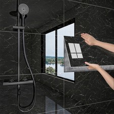 20/40pcs Peel and Stick Marble Floor Wall Pan...