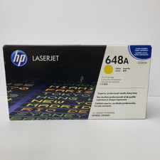 HP 648A Yellow Original LaserJet Toner Cartridge, CE262A,For CP4025 CP4525