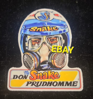 Don The Snake Prudhomme 2.75 X  3 Inch Decal Sticker Nhra Drag Racing Retro 