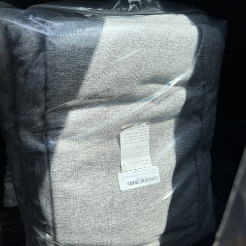 NEW! Pottery Barn Basic 3 Seat Sofa Slipcover Gray Flax Beautiful! *Free Ship!* - Picture 7 of 7