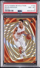 2015 PANINI REVOLUTION NOVA #102 DEVIN BOOKER PSA 8