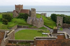 Photo 6x4 Dover Castle Dover/TR3141 Looking SE from the Great Tower.St c2017