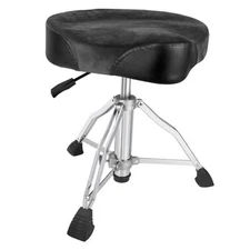  Saddle Drum Throne, Hydraulic Drum Throne, Heavy Duty Drum Seat, Height Grey