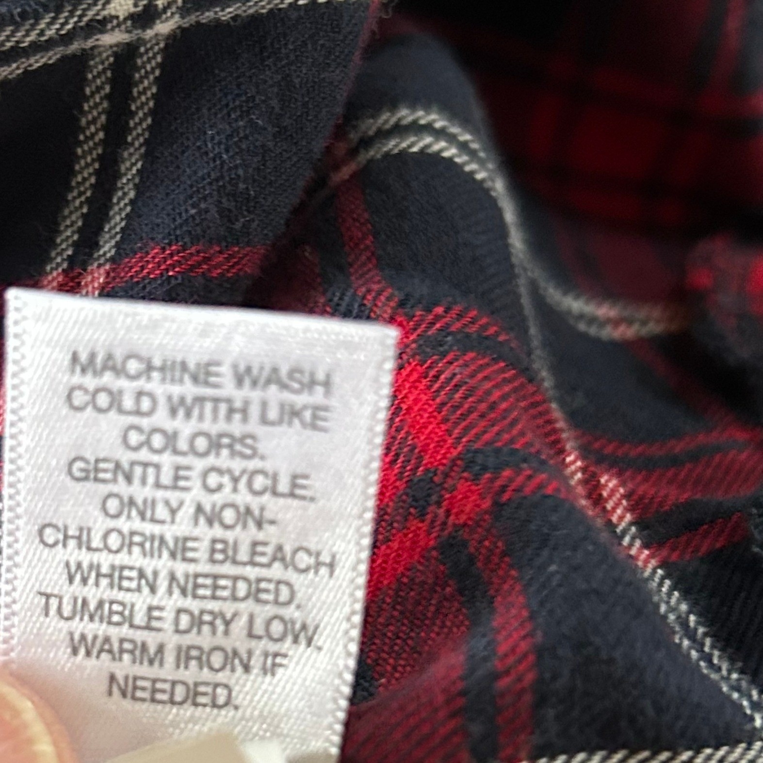 J. Jill Patchwork Button Down Mixed Red Plaid Tun… - image 9