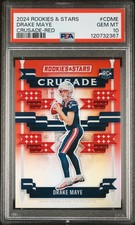 2024 Panini Rookies & Stars - Crusade Drake Maye #C-DME Red /99 (RC) POP 5! 🔥