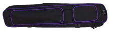 Koda Sports KXS34PR 3Bx4S Black/Purple Billiards Pool Cue Case w/ Shoulder Strap