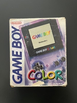Nintendo Game Boy Color Atomic Purple OVP - Handheld Gameboy