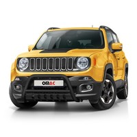 FrontbüGel FrontschutzbüGel FüR Jeep Renegade 2014-2022 Mit ABE Stahl Schwarz
