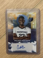 2025-26 Topps Cedric Coward Contemporary Marks Gold /50 Rookie Autograph