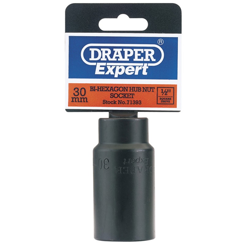Draper Expert 71393 Hub Nut Impact Socket 1/2In Sq. Dr. 30Mm Each - Image 4