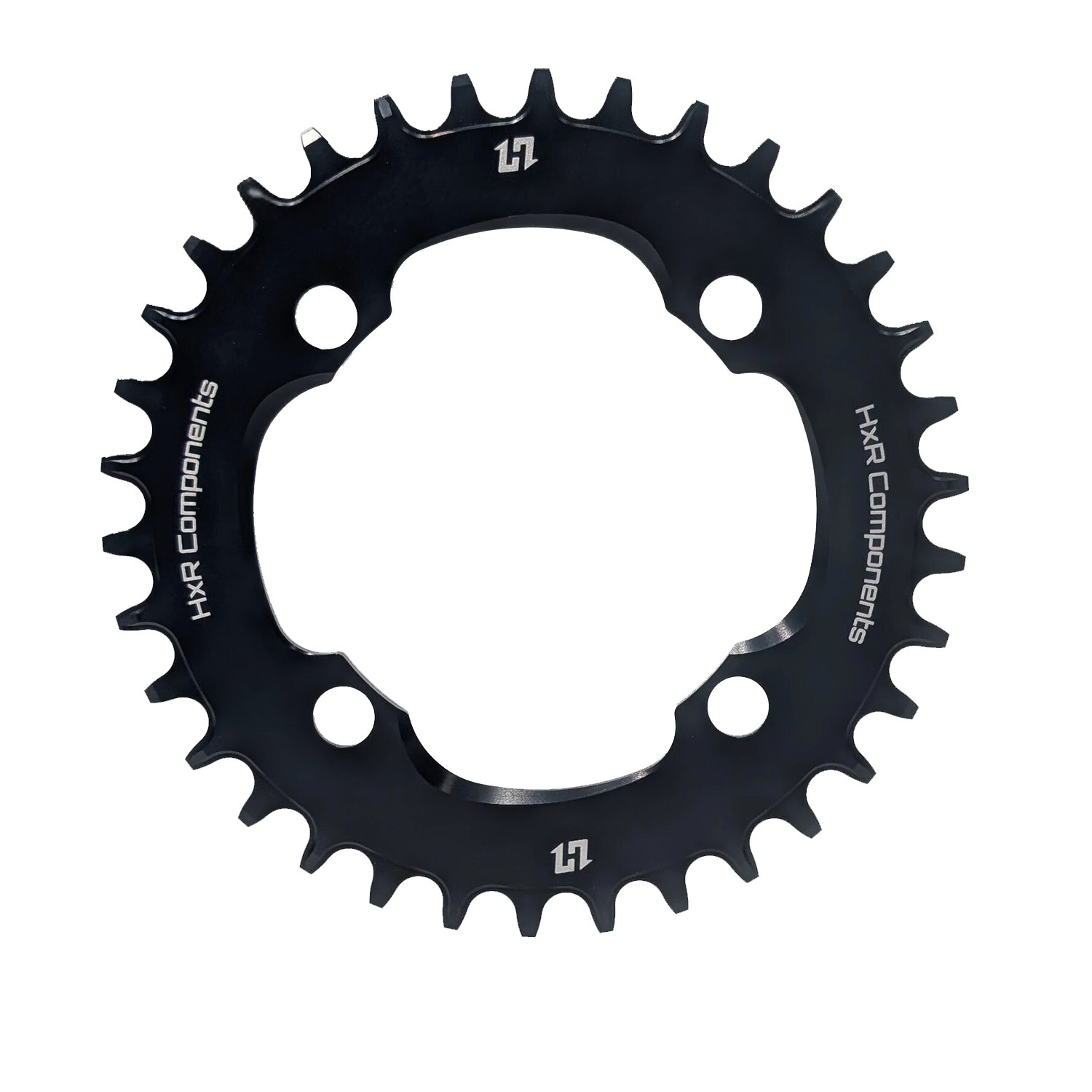 Plateau VTT HxR ChainRing BCD 94 30T noir en alu