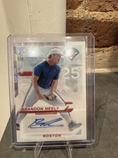 2025 Panini Prospect Red Sox Brandon Neely FOTL Pandora Prizm Auto /7