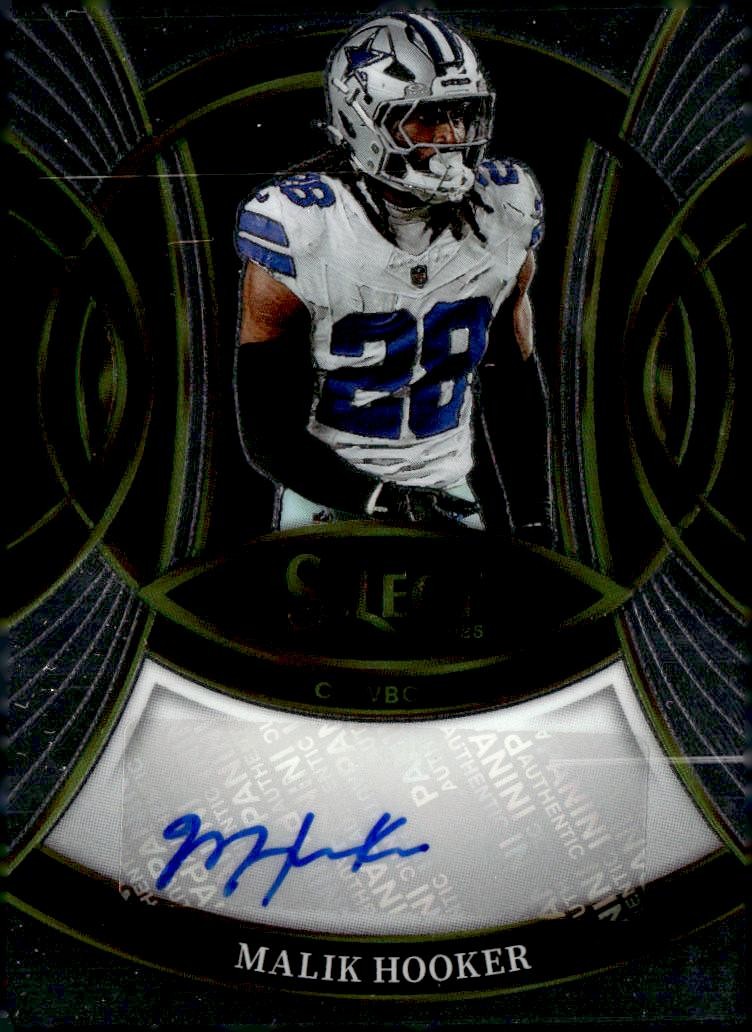 2025 Panini Select #SP-MHR Malik Hooker Signatures Prizm