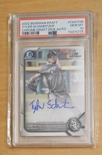 2022 Bowman Draft - Chrome Draft Pick Autographs Tyler Schweitzer #CDA-TSR 