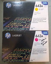 HP 643A Q5952A Toner Cartridge Sealed Box LaserJet 4700 Genuine OEM LOT OF 2