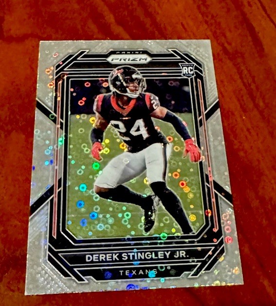2022 Derek Stingley Jr Panini Prizm Rookies No Huddle Silver #369 Disco