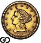 Photo of a 1873-P Liberty Quarter Eagle from an eBay listing that sold on May 28, 2026