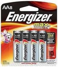 Energizer Max Alkaline AA Battery , 8-Count Package