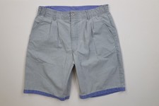 Vintage 80s 90s Streetwear Mens 32 Faded Stonewash Above Knee Surf Shorts Blue