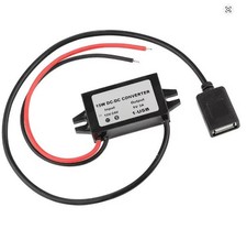 DC-DC 12V To 5V Converter Step Down Module USB Output Power Adapter Waterproof