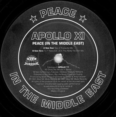 Apollo XI - Peace (In The Middle East), 12'', (Vinyl)