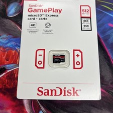 SanDisk MicroSD Express 512 GB GamePlay Memory Card BRAND NEW 
