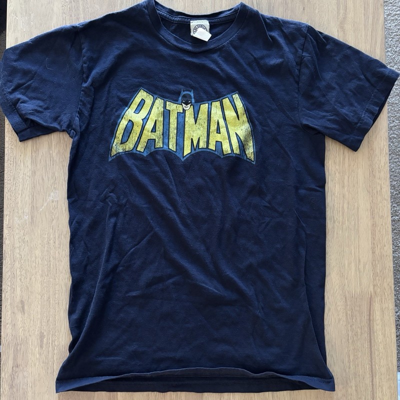 Small DC Comics Black Batman Cotton T Shirt