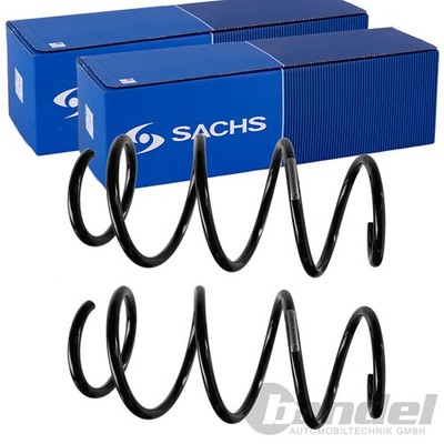 2X SACHS FAHRWERKSFEDERN VORNE PASSEND FÜR SKODA OCTAVIA VW GOLF LINKS+RECHTS