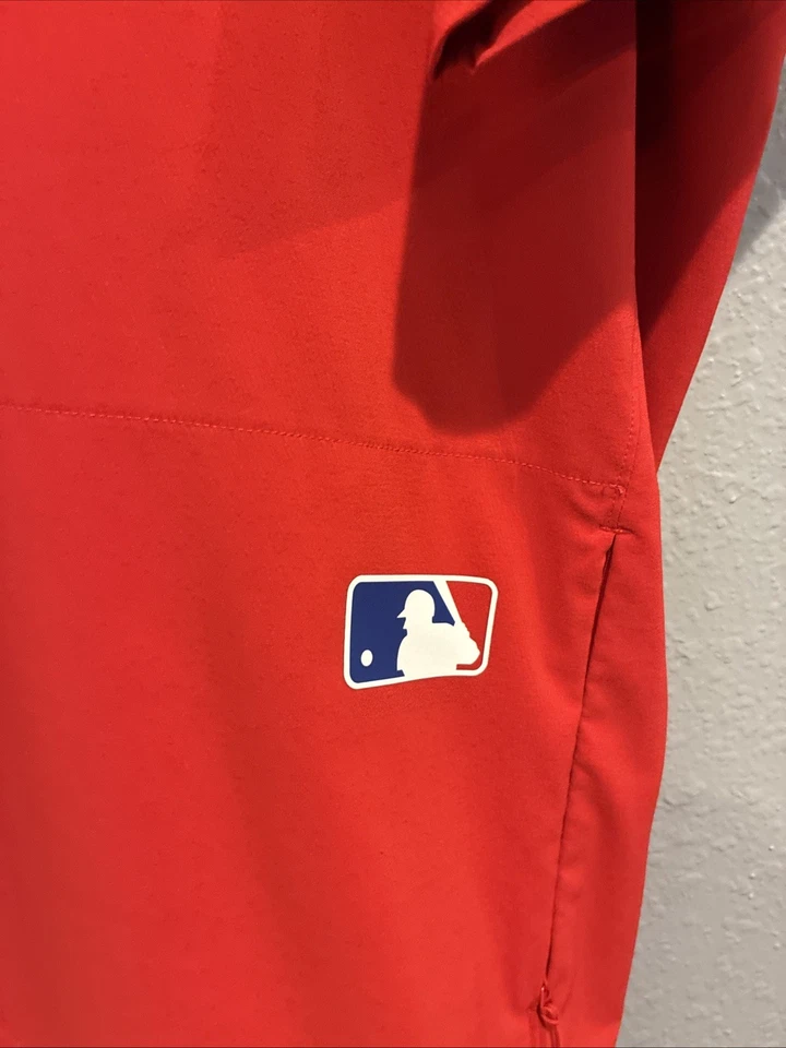 Team Issued Philadelphia Phillies Batting Practice Size L Nike DriFit Pull Over - Image 2 of 4