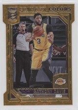 2021-22 Donruss Elite Primary Colors Orange Die-Cut Anthony Davis #3 01i1