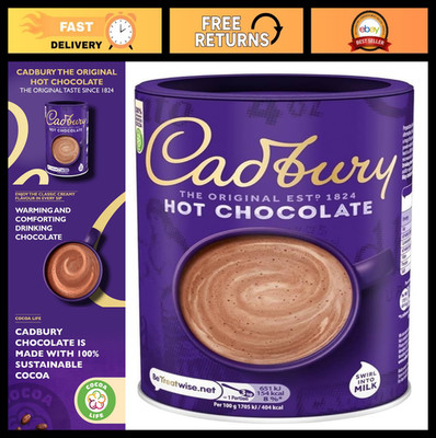 Fair Trade Drinking Chocolate Mix 250g - Pack of 6, Rich & Creamy Hot Cocoa