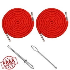Drawstring Cords Replacement Hoodie String Red 2pc Easy Threader