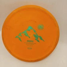 USED Kastaplast K3 Berg 173g Orange Gold Foil Putter Golf Disc No Ink Good