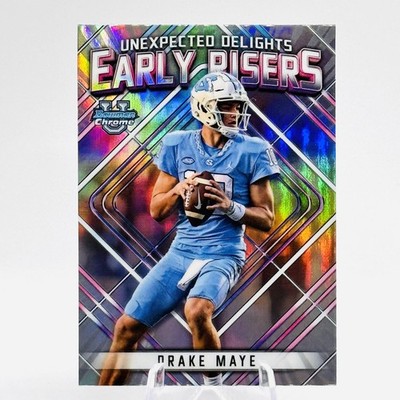DRAKE MAYE 2023 Bowman U Chrome Early Risers Refractor #ER-2 (RC) - Patriots