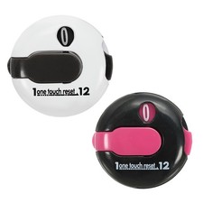 2 Pack Golf Score Counter Mini Golf Stroke Attachment Black White/Black Pink