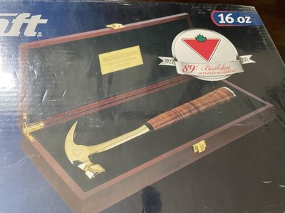 Factory Sealed Unopened Mastercraft Limited Edition Collector's Gold Claw Hammer